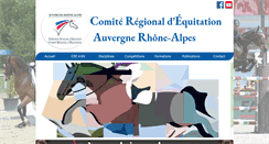 Desktop Screenshot of equitation-rhonealpes.com